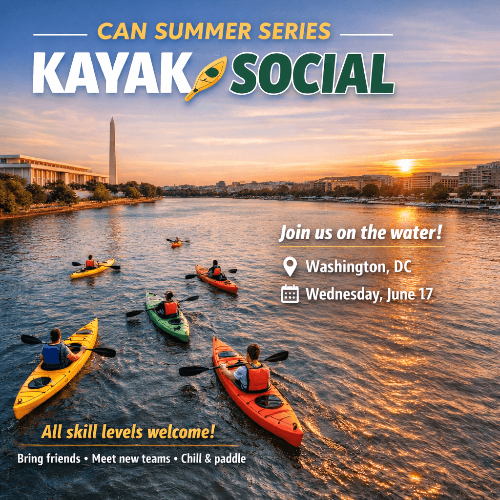 Sunset Paddling on the Potomac: Key Bridge Boathouse CAN Outing in Georgetown