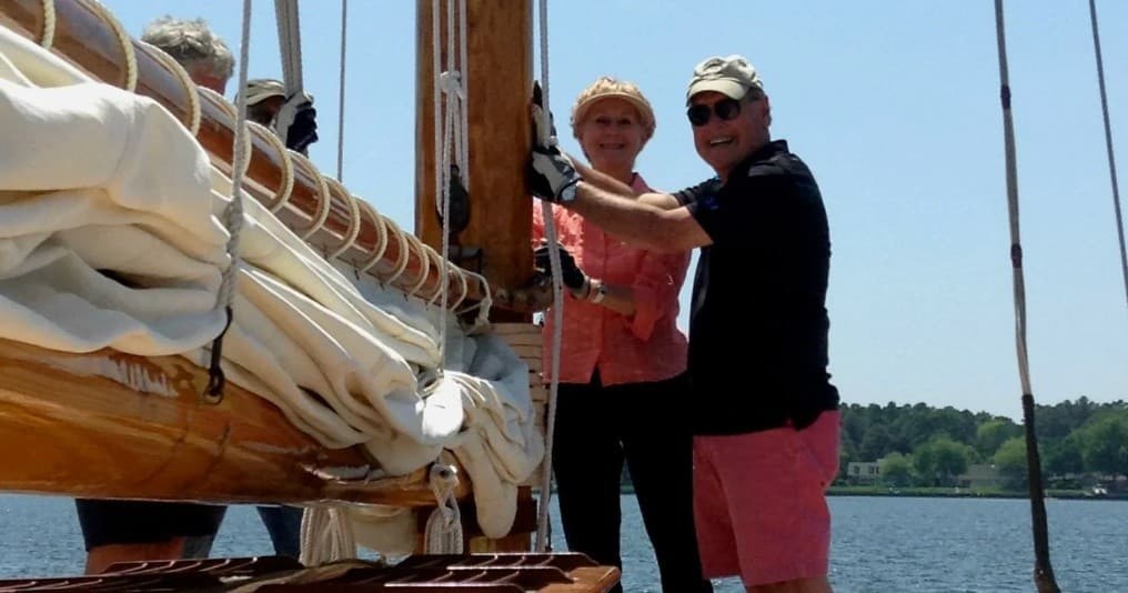 Private Sailing Lessons on Peconic Bay Aboard a Historic Wooden Yacht
