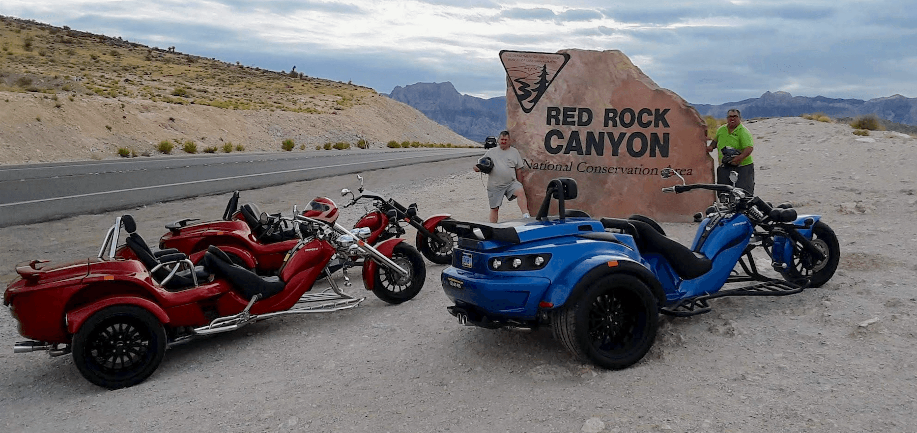 Red Rock Canyon & Vegas Strip Luxury Trike Tour