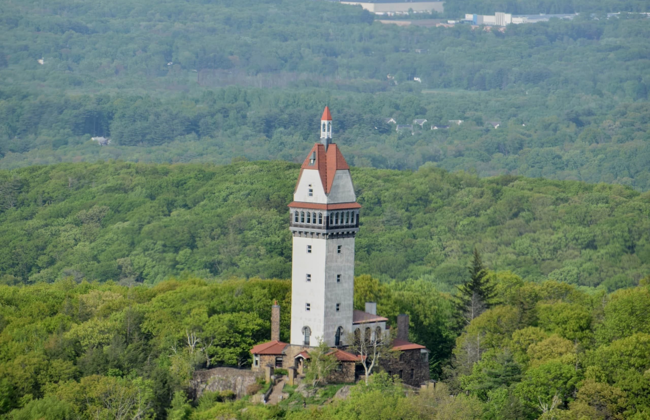 Heublein Tower Tour: Aerial Views in Plainville, CT