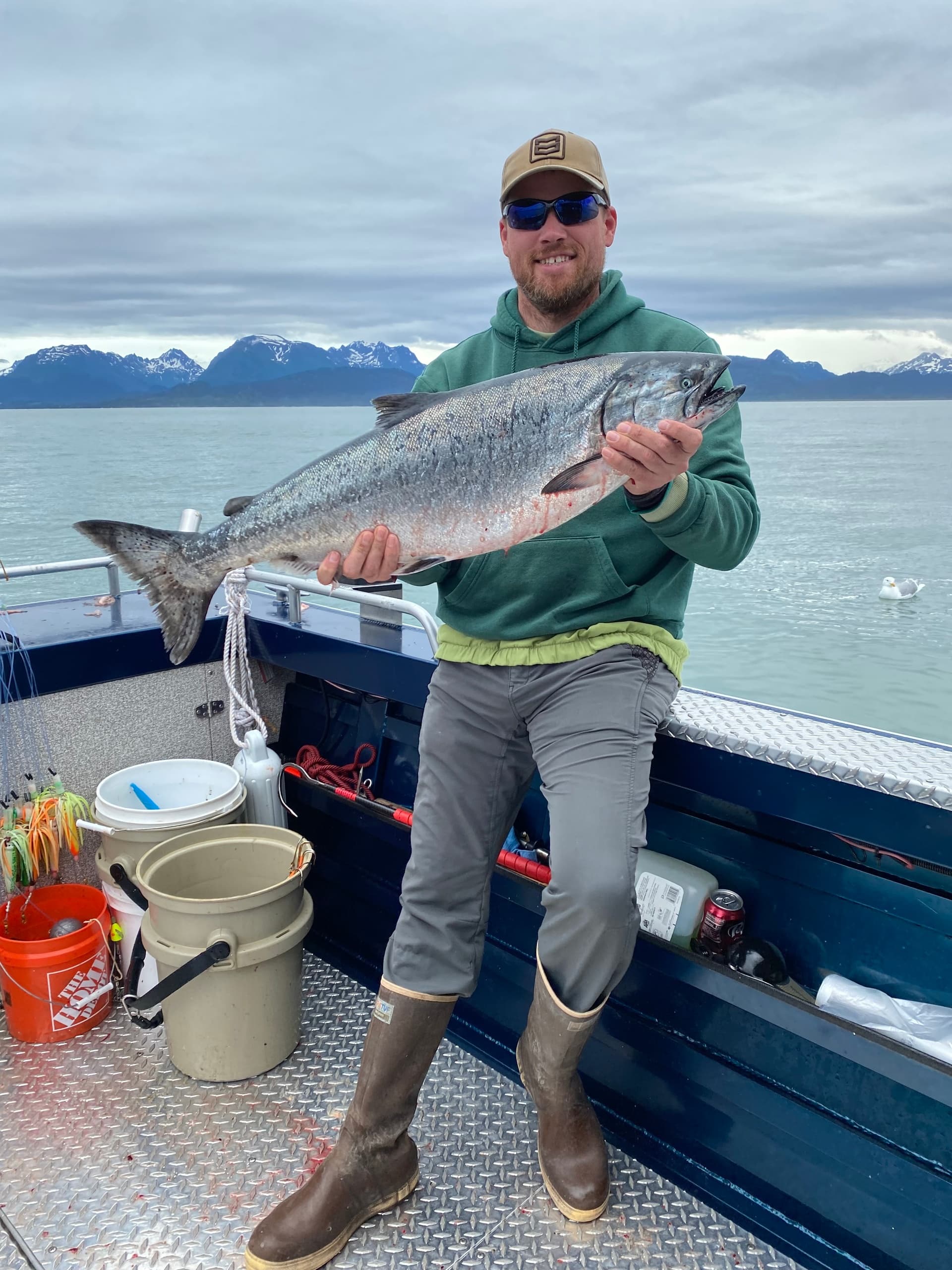Winter King Salmon Charter in Anchorage, Alaska