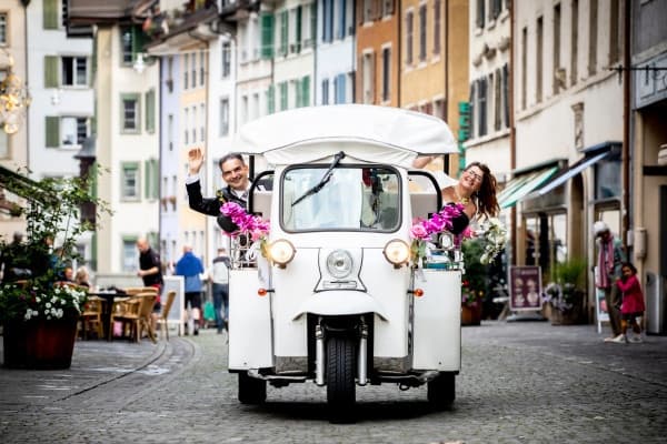 Discover Zurich in Style: eTukTuk Shuttle & Transfer Experience