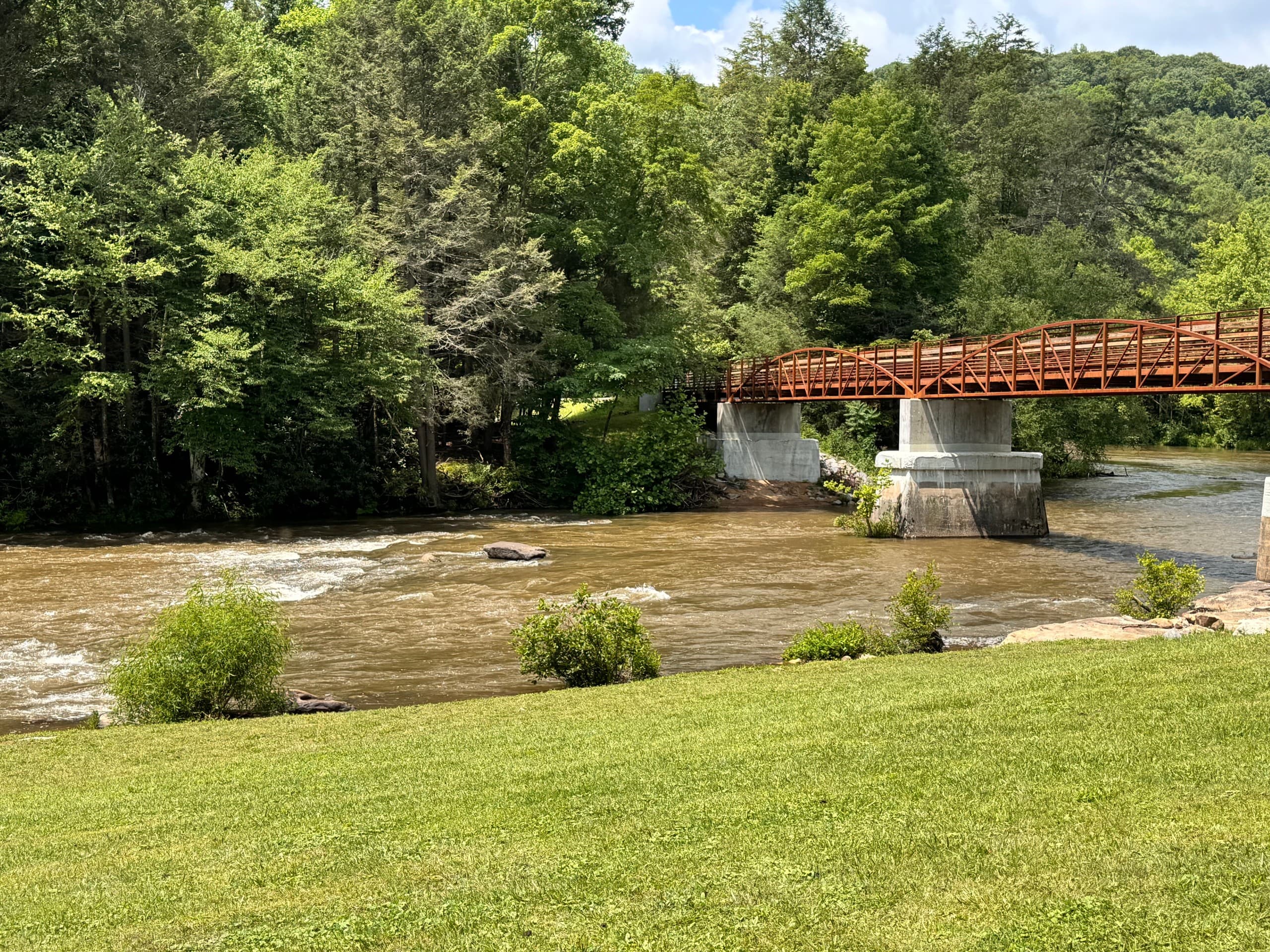 Riverfront Camper Rental on Meadow River - Rail-Trail Access Near New River Gorge photo 1