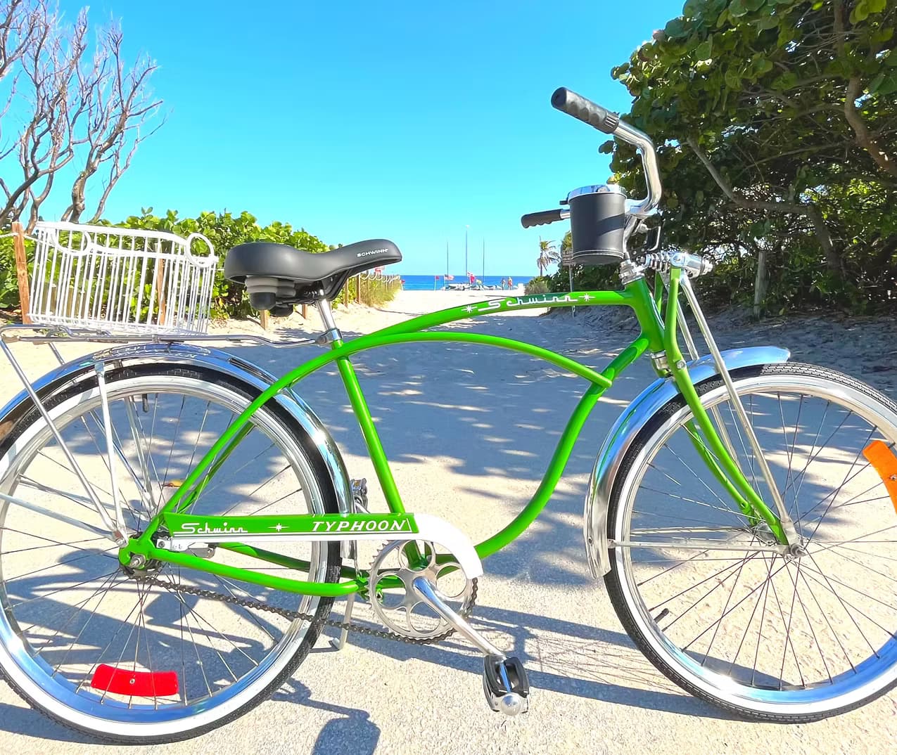 Schwinn Typhoon Rides with Seaside Bicycle Rentals in Delray