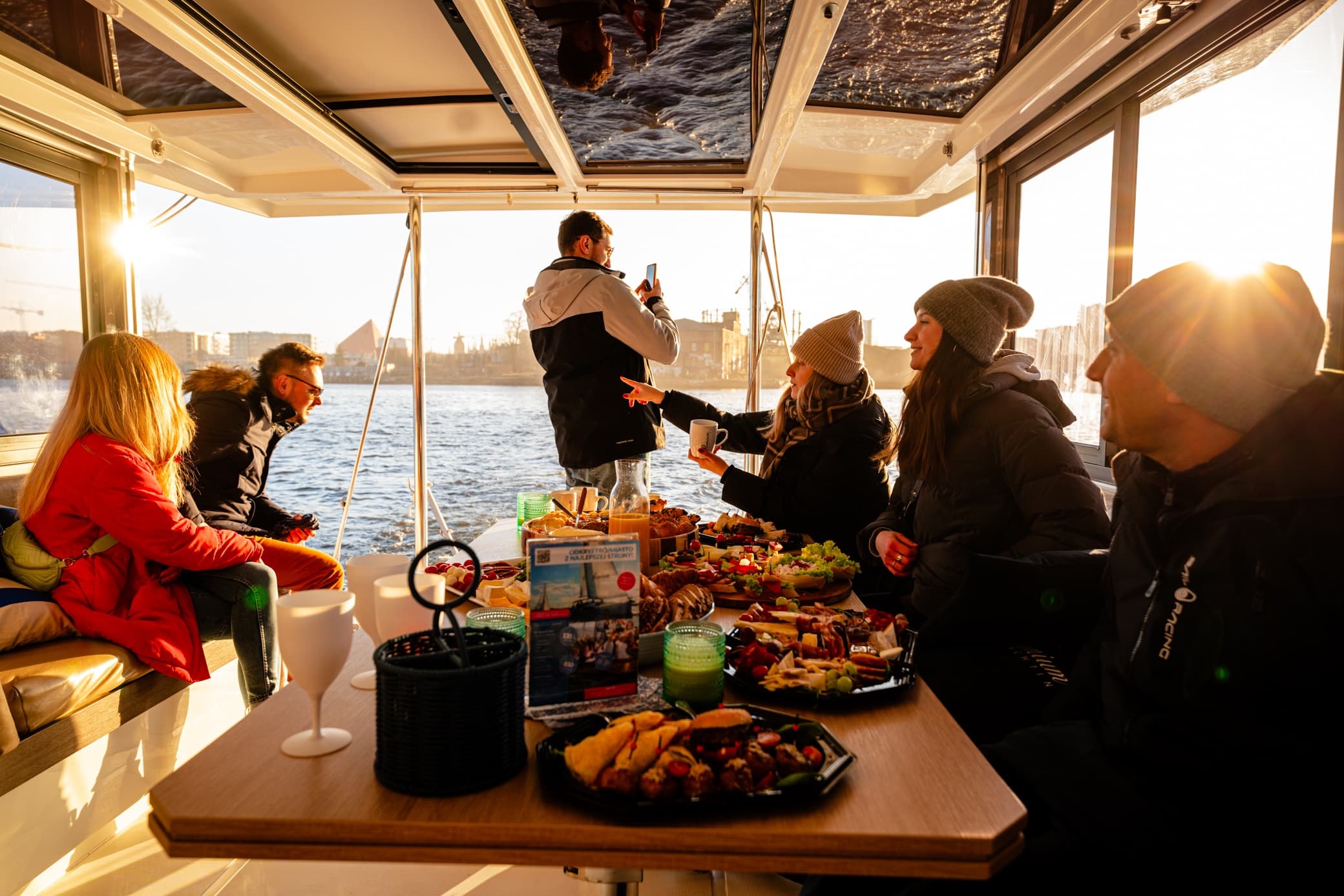 Breakfast Catamaran Cruise with Premium Yachting in Gdańsk