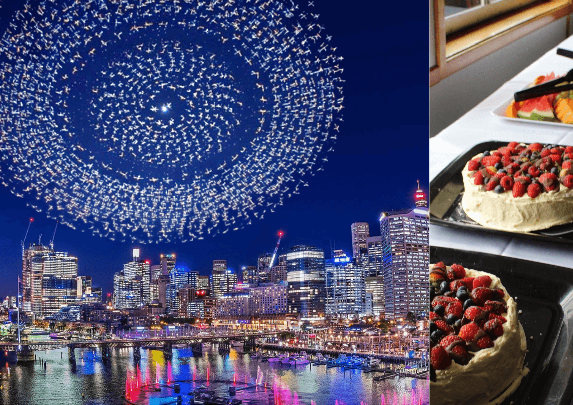 Vivid Drone Show Dinner Cruise on Sydney Harbour — Corporate Vivid Sydney Harbour Experience photo 1