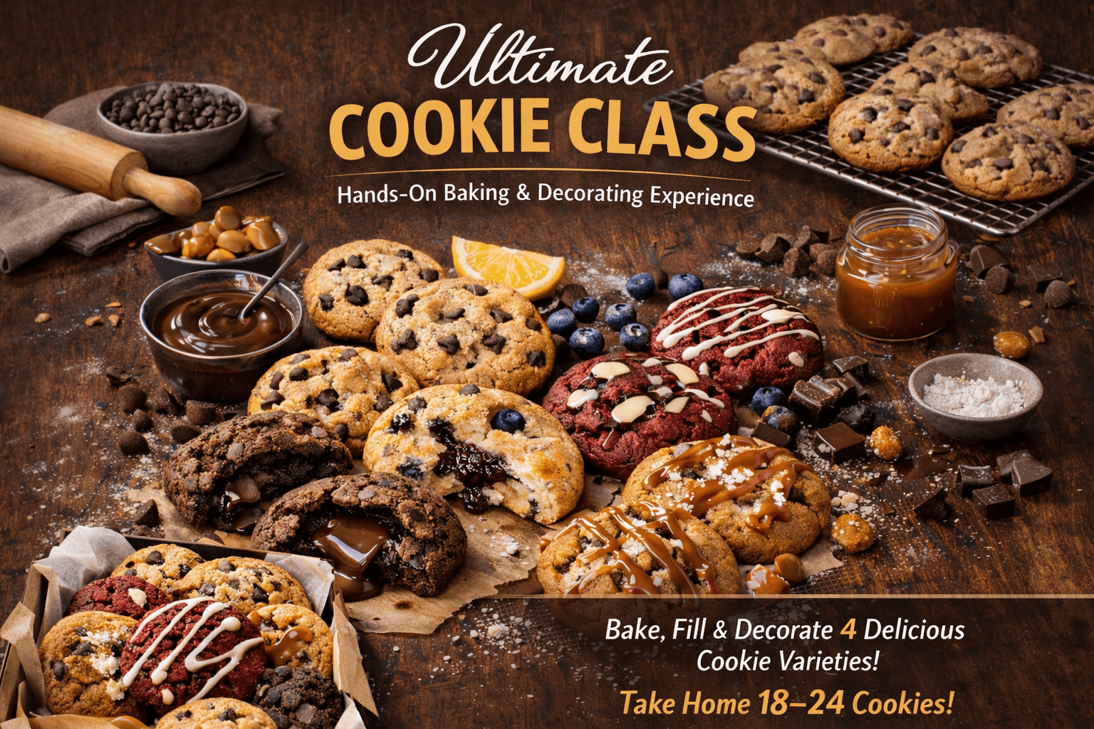 Ultimate Cookie Class: Hands-On Baking & Decorating Workshop in Hamilton