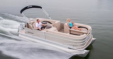 Water Activities with Godfrey Pontoon at Round Lake Marina