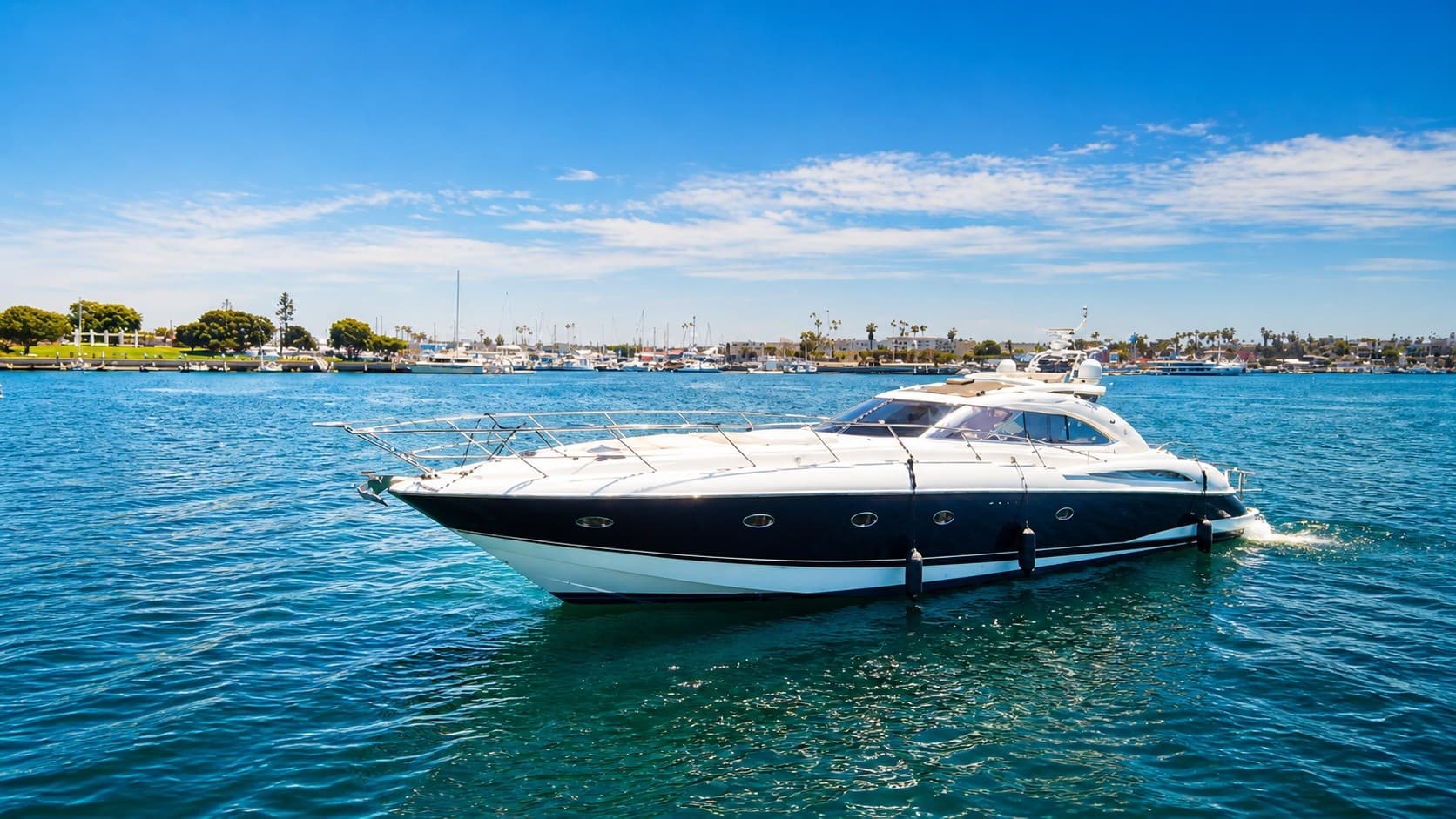 Sunset Luxury: 60' Sunseeker 3-Hour Charter from Marina del Rey