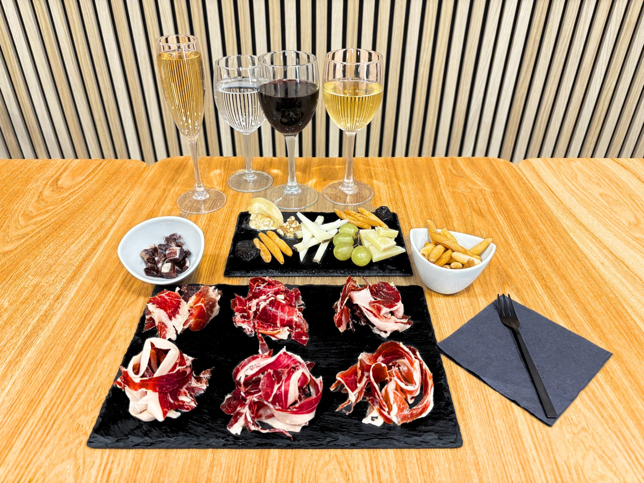 Inside Barcelona’s Jamón Masterclass: 7 Hams, 3 Cheeses & Wine Near Sagrada Familia photo 3