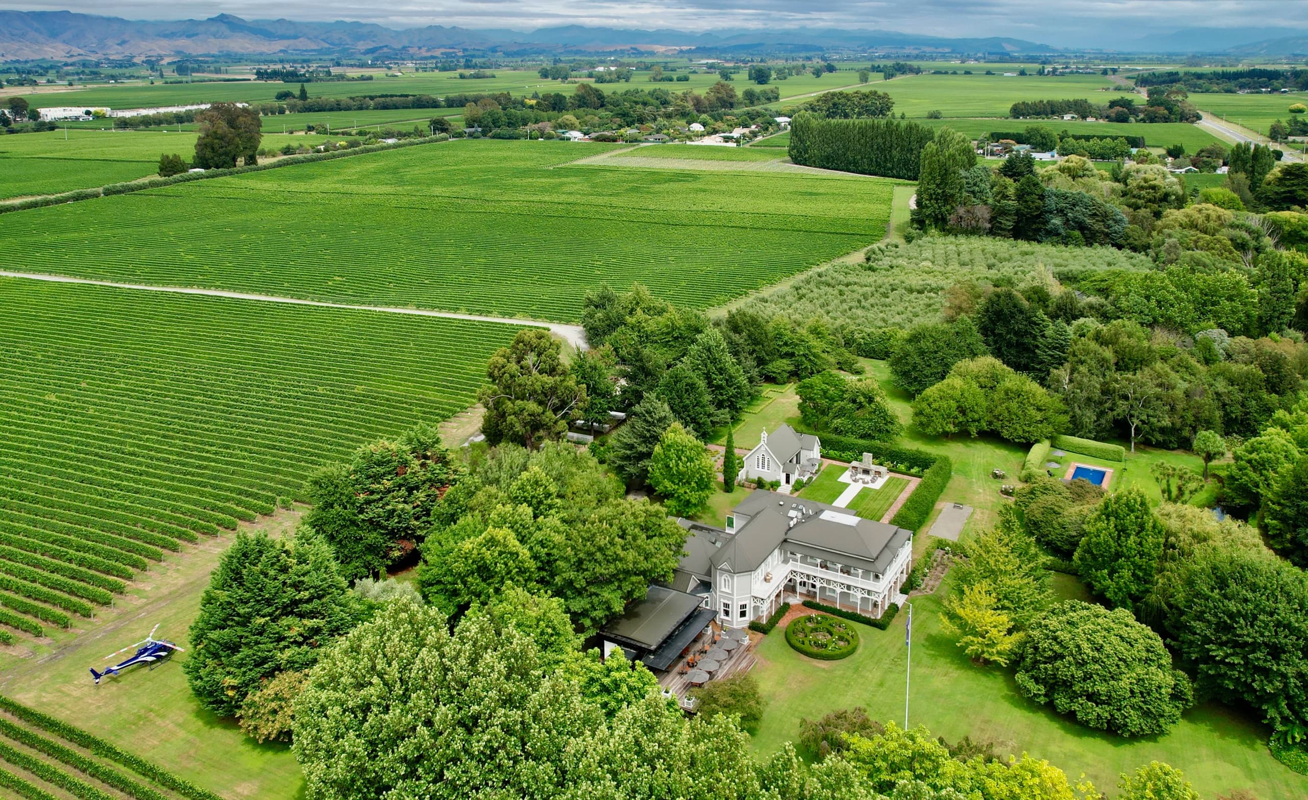 Luxury Helicopter Transfers to The Marlborough by Helicopters Nelson