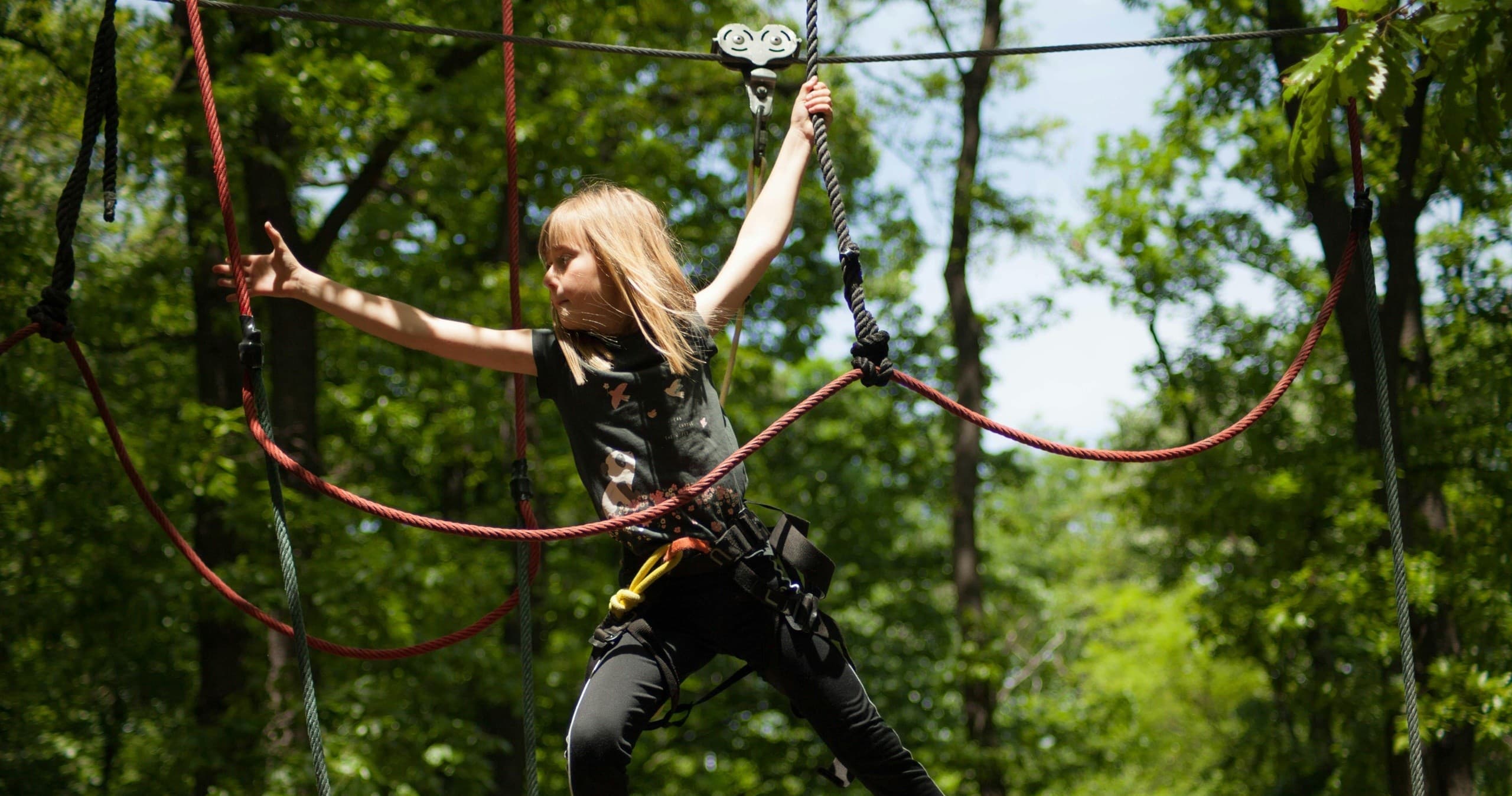 Tirolinas at Calafell Aventura: Family-Friendly Ziplines Over Colorful Fields photo 1