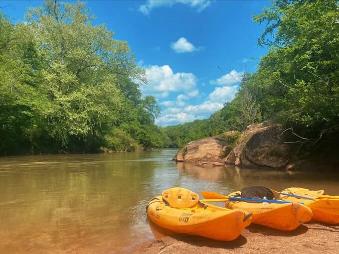 Broad River Whitewater: Upper River Scenic Float Trip near Danielsville