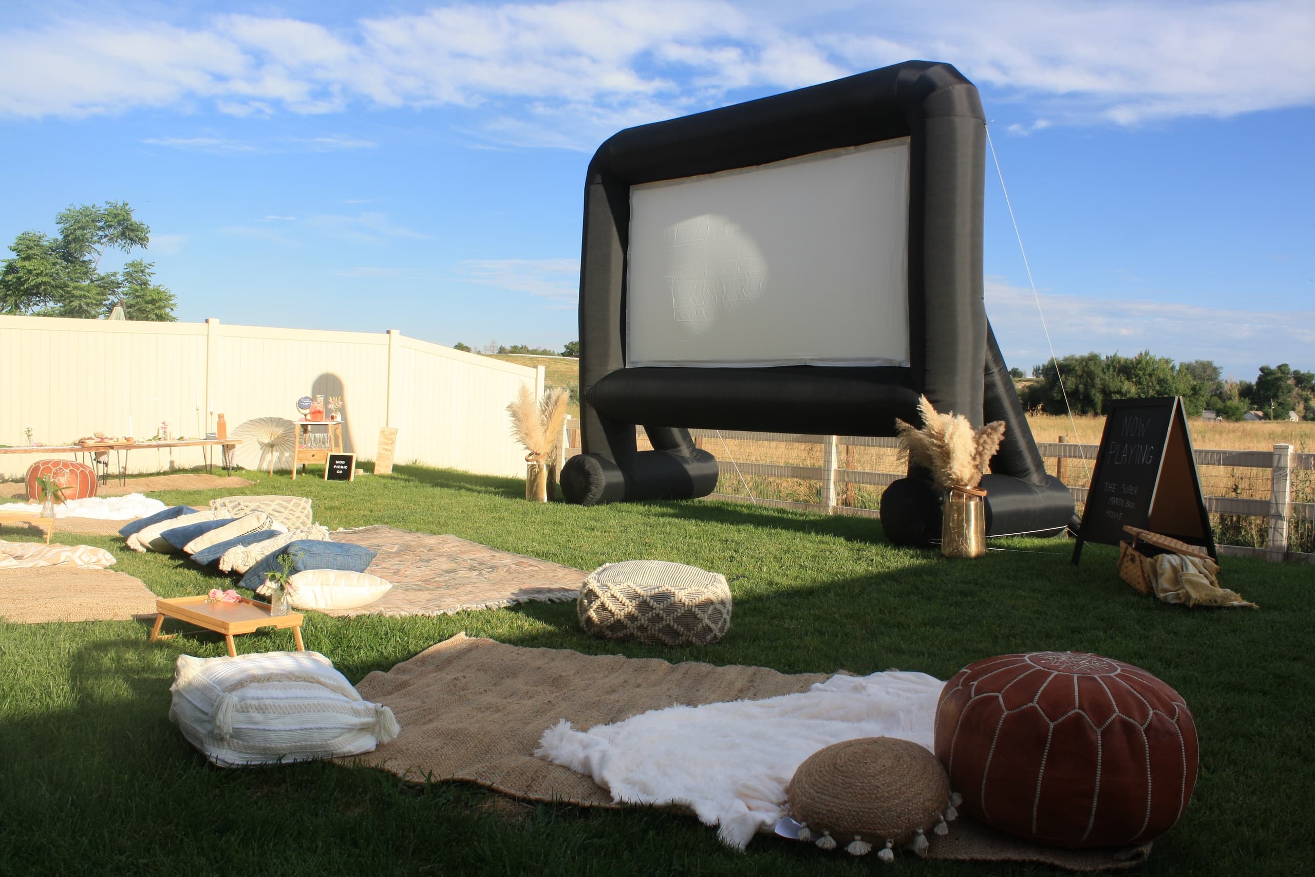 Luxury Movie Night Experience in Johnstown, Colorado