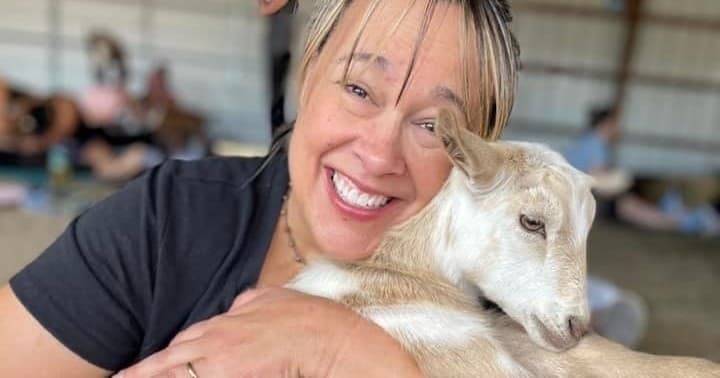 Goat Cuddle Therapy in Glen Allen, Virginia