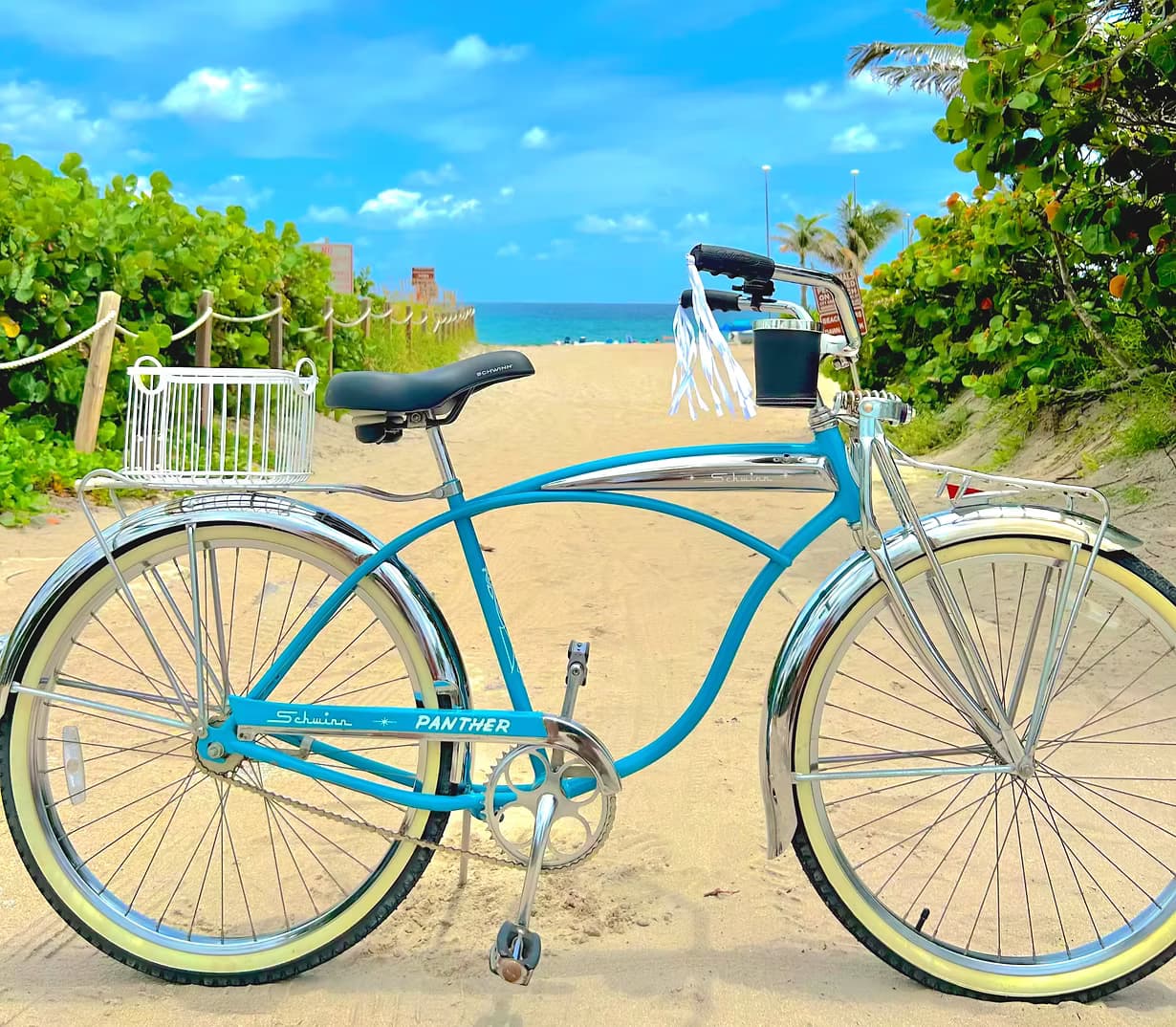Vintage Cruiser Rides with Seaside Bicycle Rentals in Delray