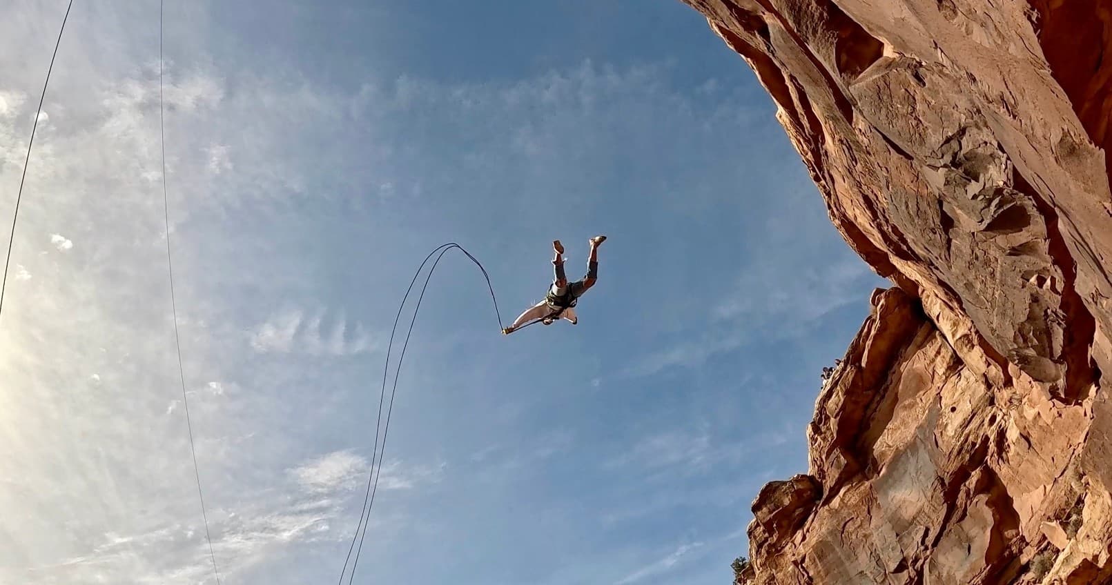 Thrilling Rope Swing Adventure in Moab, Utah