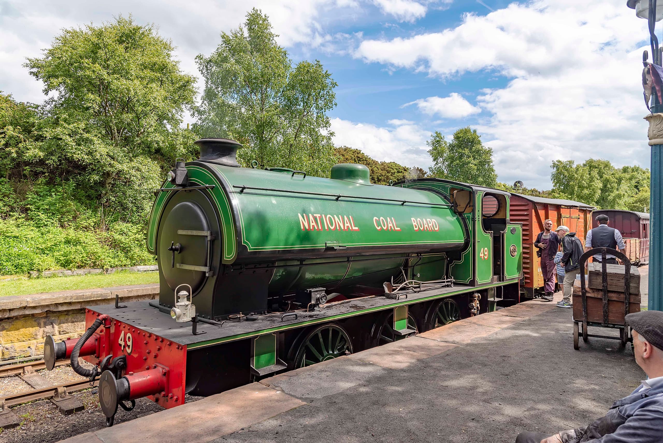 Heritage Steam Train Rides & Countryside Journeys in Tanfield Lea