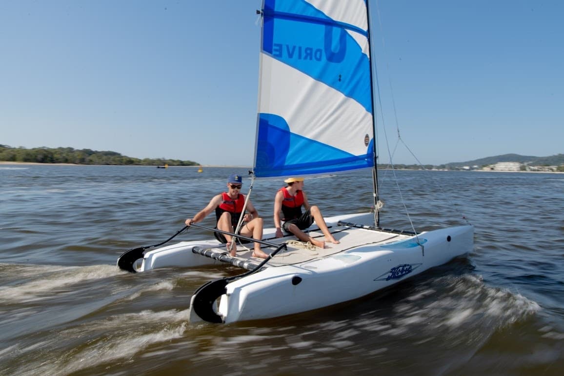 Explore Noosa River: Hobie Cat Sailing Adventure in Noosaville, Queensland