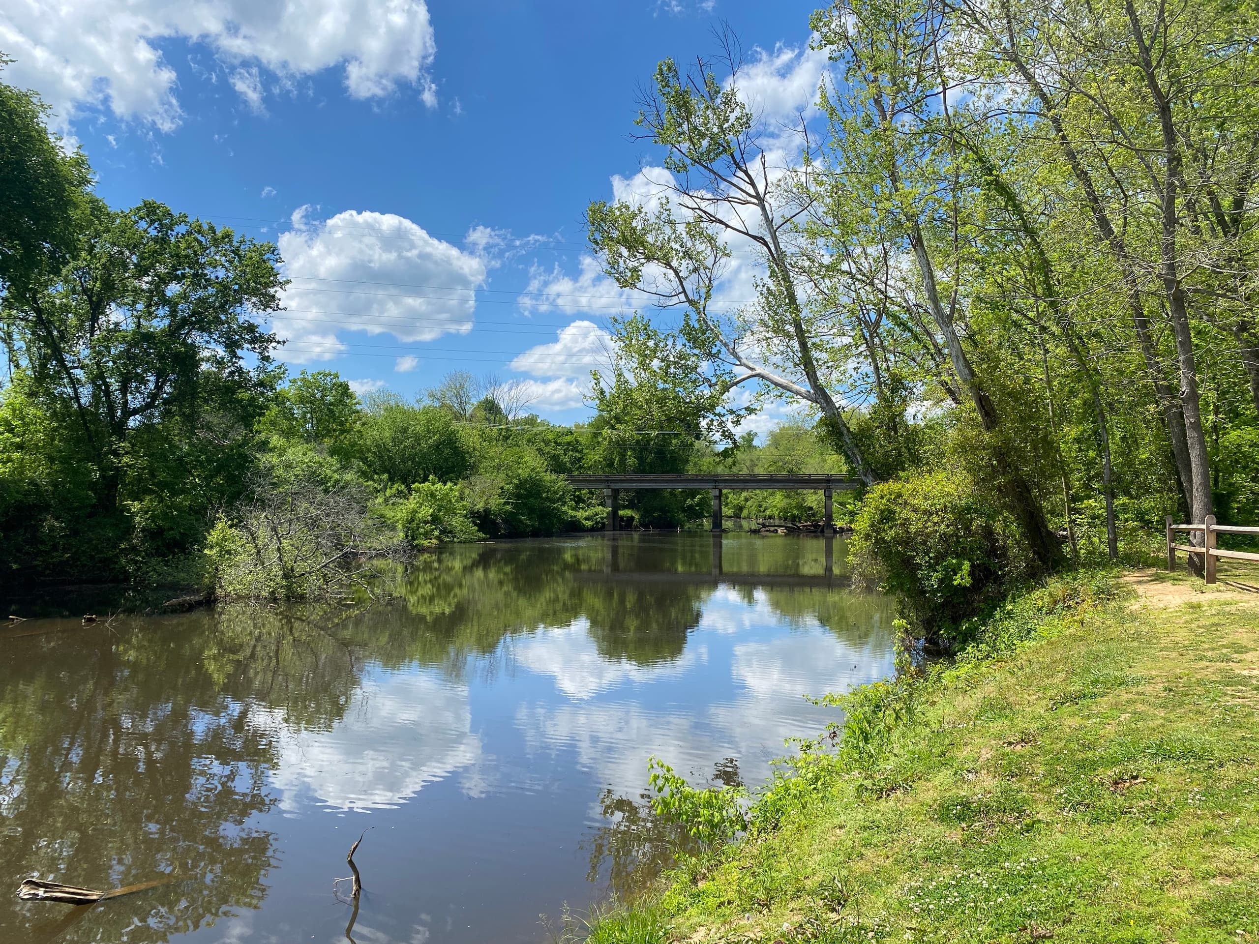 Paddle the Tranquil Waters of Great Alamance Creek Near Graham, NC