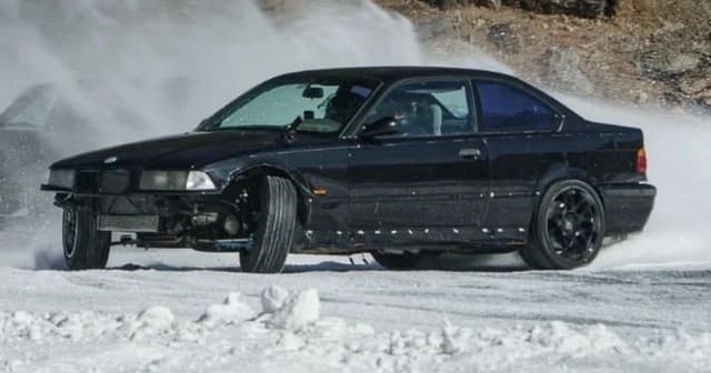 Master Ice Drifting in Georgetown, Colorado with an E36 BMW Rental