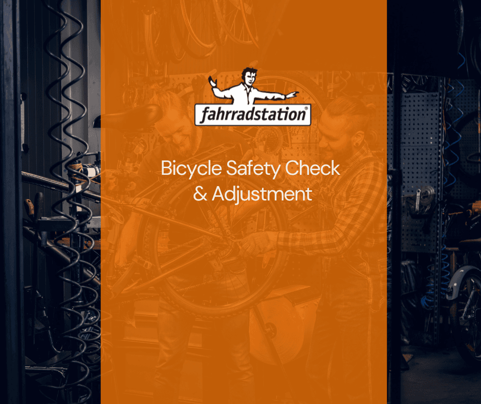 Bicycle Safety Check & Adjustment at Fahrradstation - Berlin