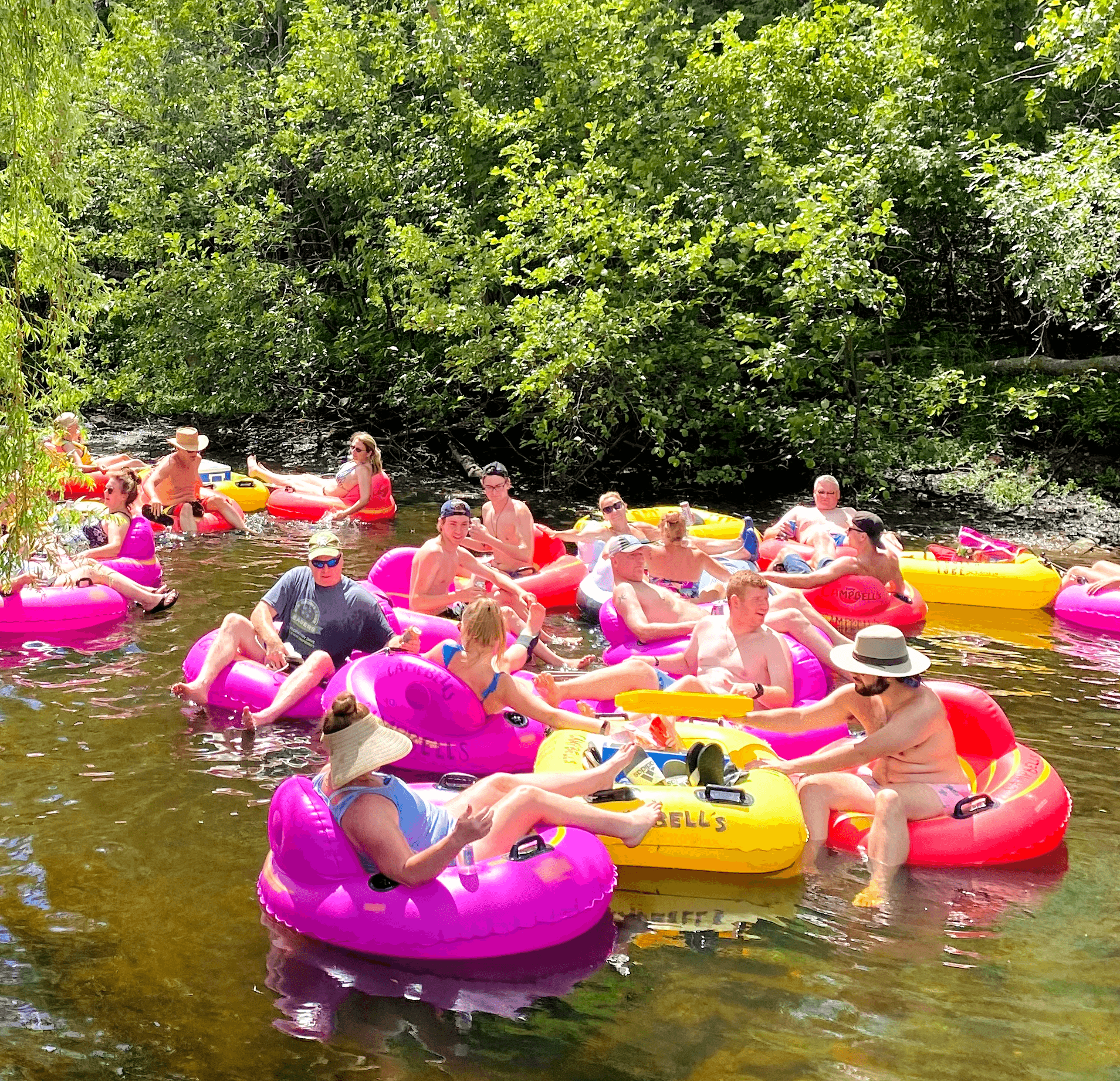3 Hour Tubing Float from Campbell's to Meads Landing in Michigan