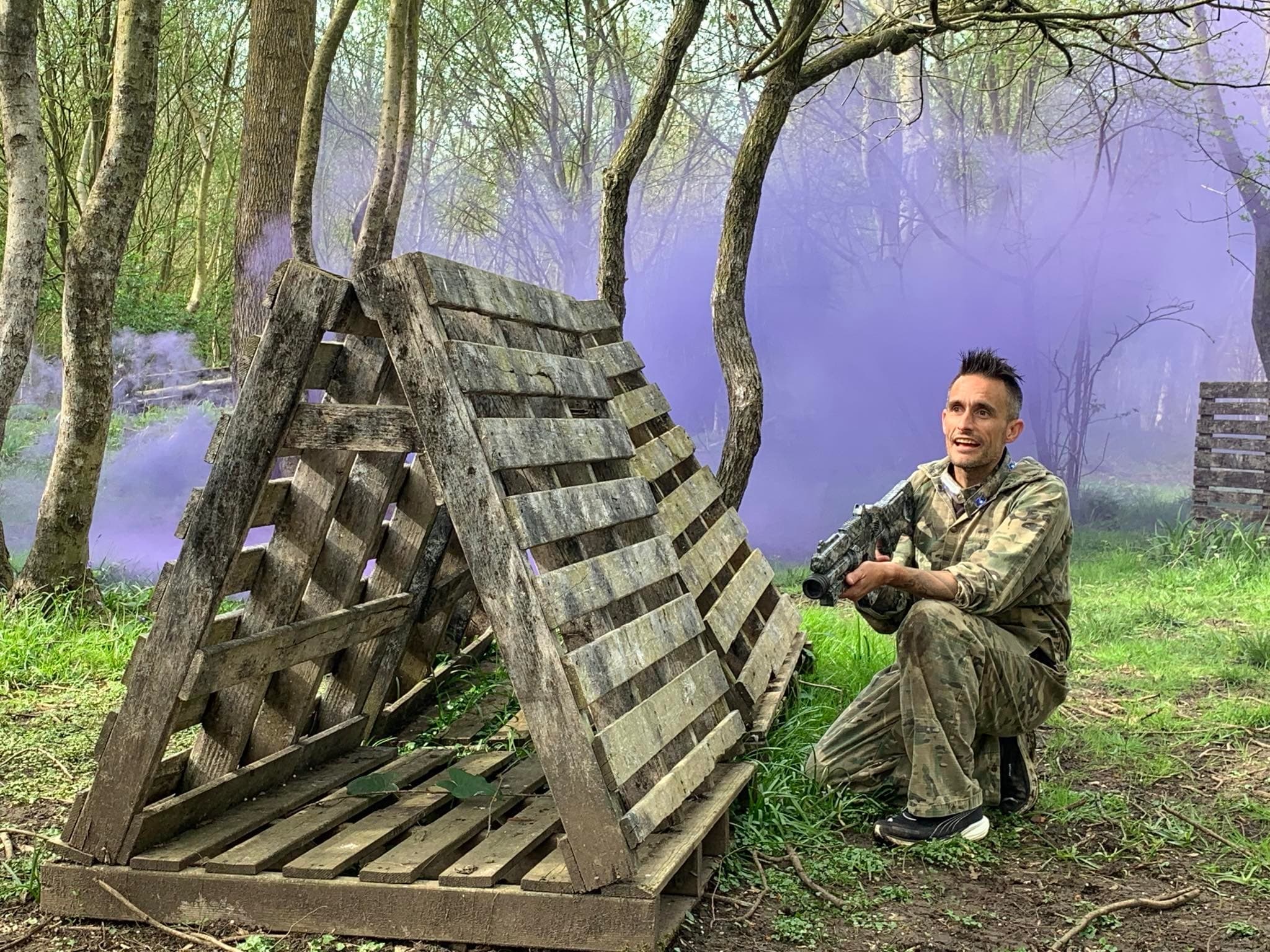 Outdoor Laser Tag Adventure with Skirmish Central in Bedford