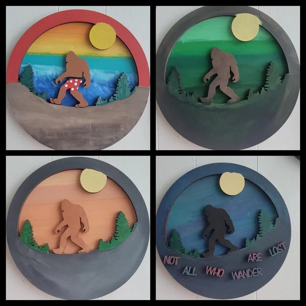 Sip & Paint: 3D Bigfoot Wall Hanger Workshop in Omaha