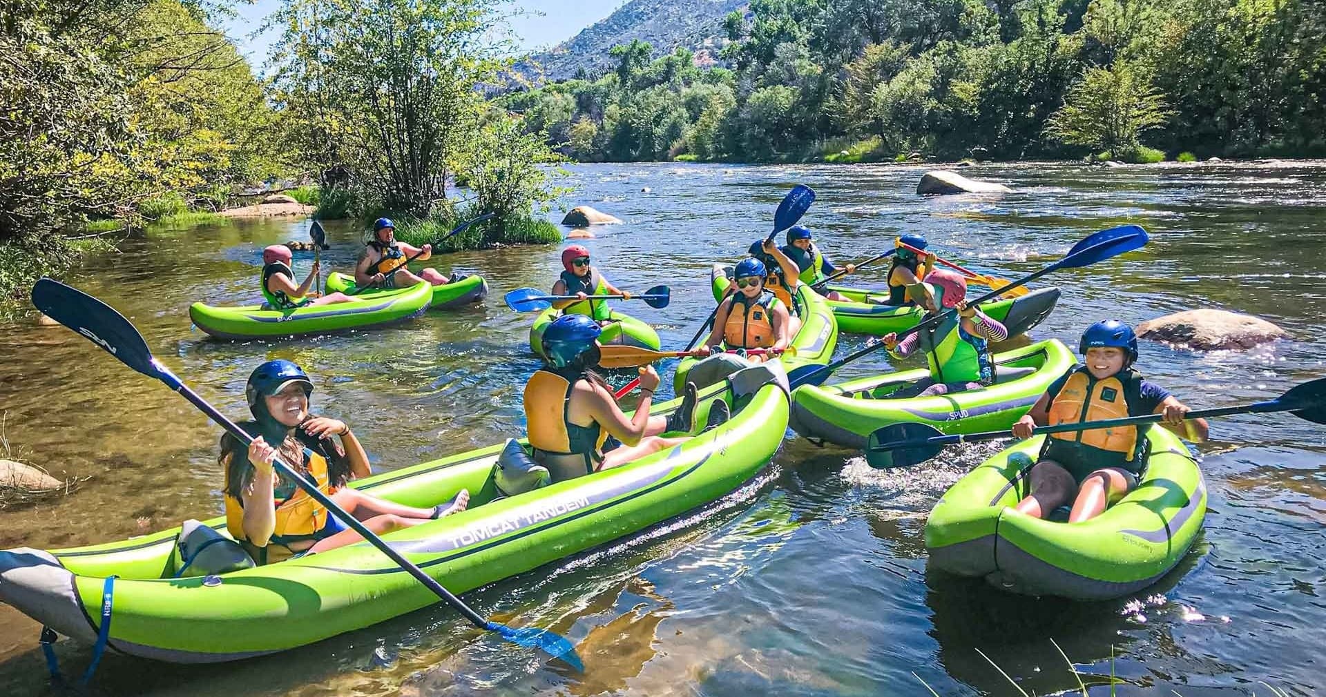 Provo River Inflatable Kayaking with Pro Rafting Tours
