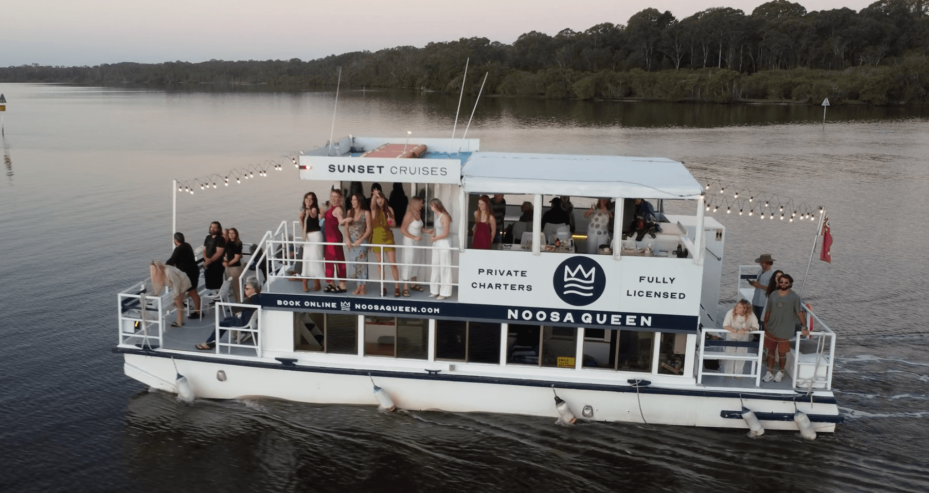 Queen Beats: Sunset Dance Cruise on the Noosa River