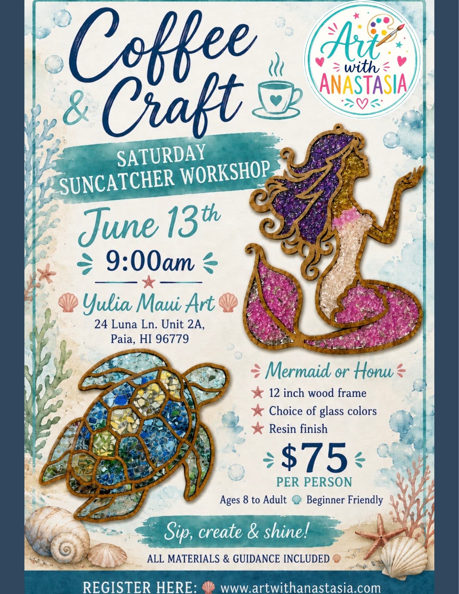 Sip and Paint in Paia: BYOB Acrylic Classes on Maui's North Shore