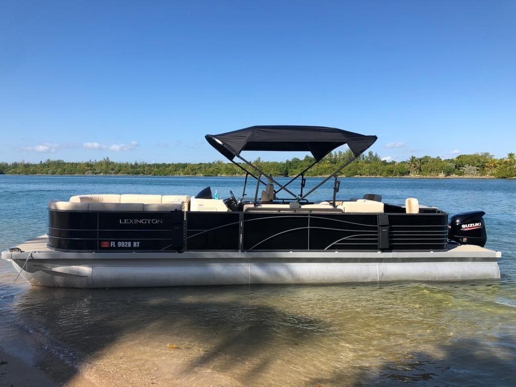 Pontoon Adventure with AR Boat Rentals in Miami
