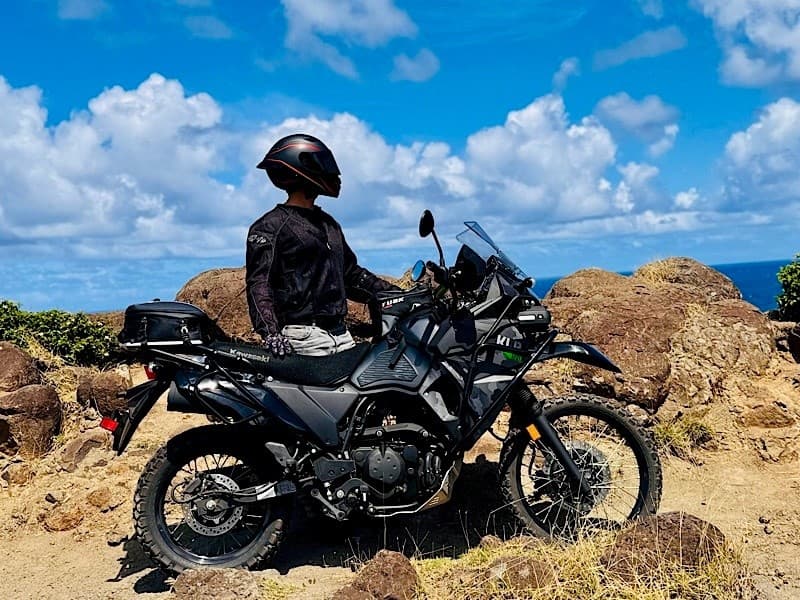 Kawasaki KLR650 ADVENTURE: Dual-Sport Rentals to Hana from Kahului, Maui