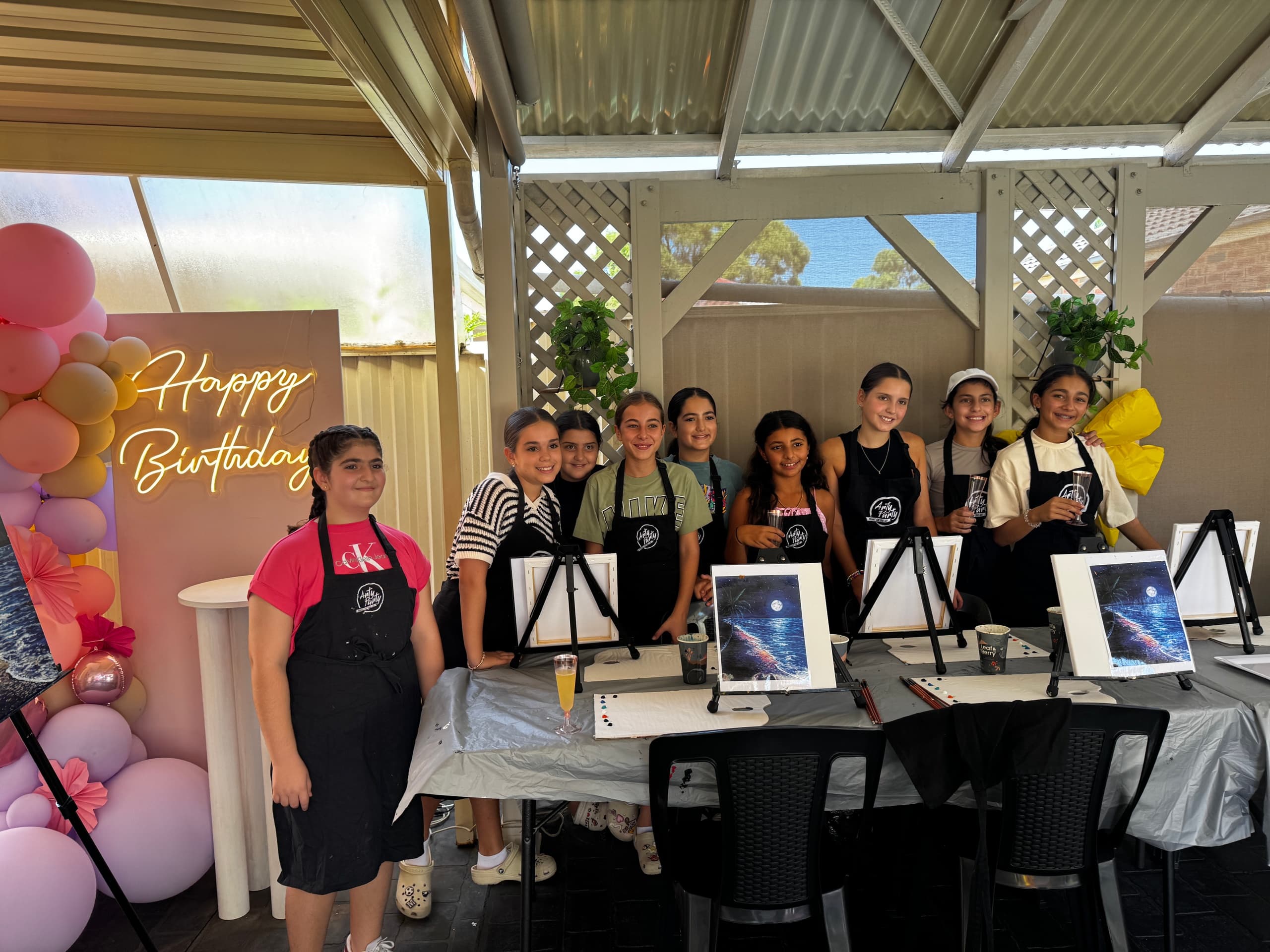 Kids Art Adventure with Kids Arty Birthday Party in Sydney
