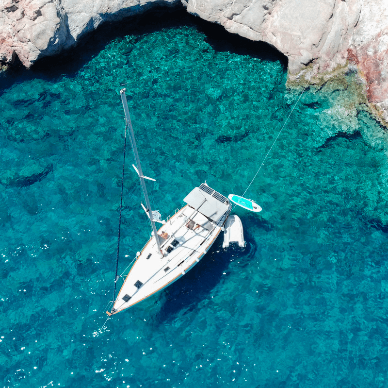 Water-Activities: Kimolos & Polyaigos Sailing Adventure with Oscar Private Sailing