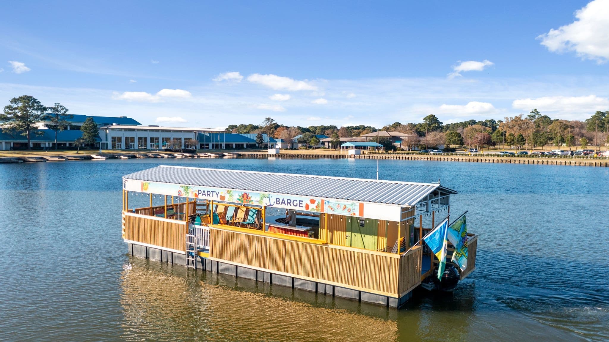 Boat Charters & Party Barge at Margaritaville Lake Conroe