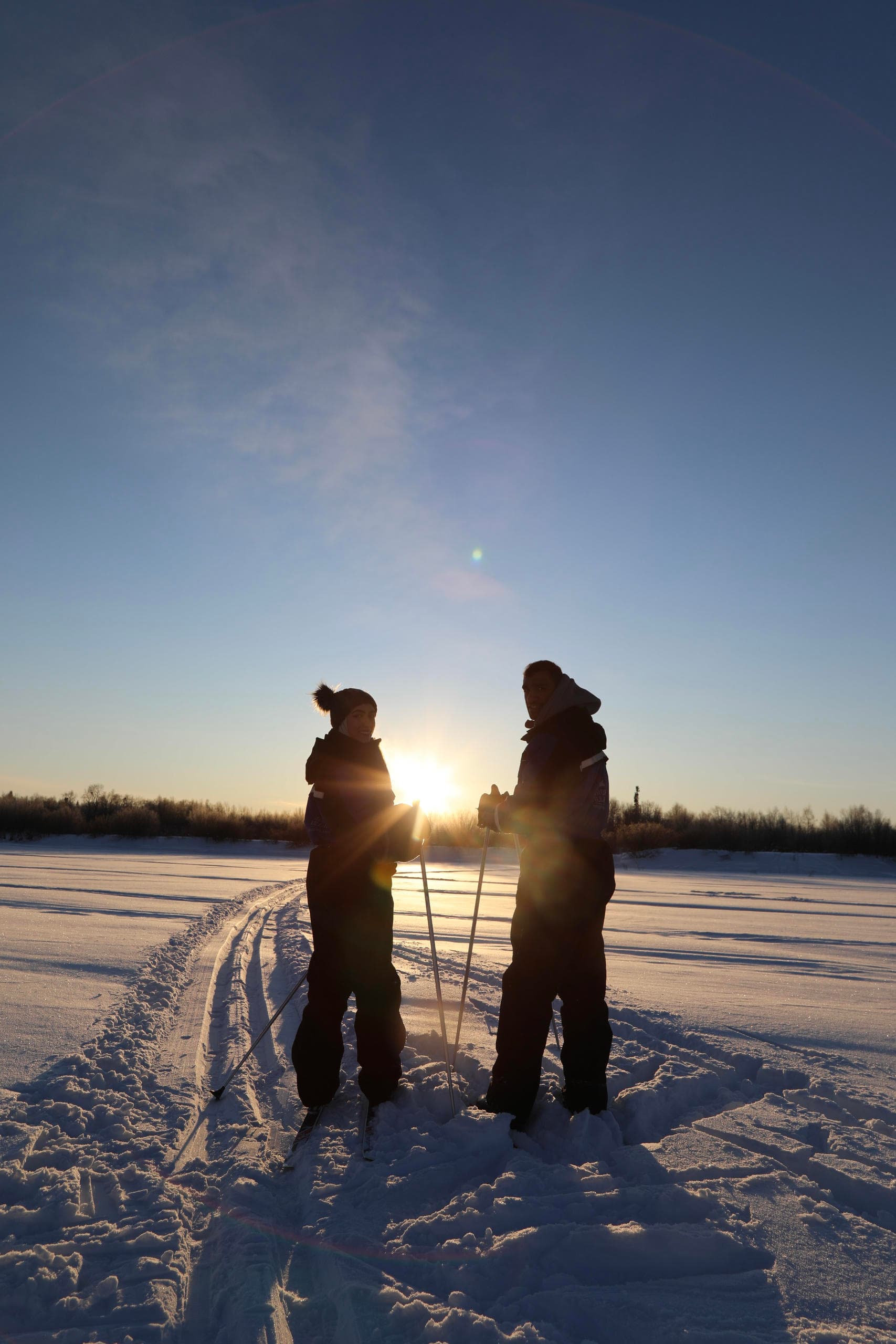 Cross Country Skiing with Aurora Village Oy in Ivalo, Finland