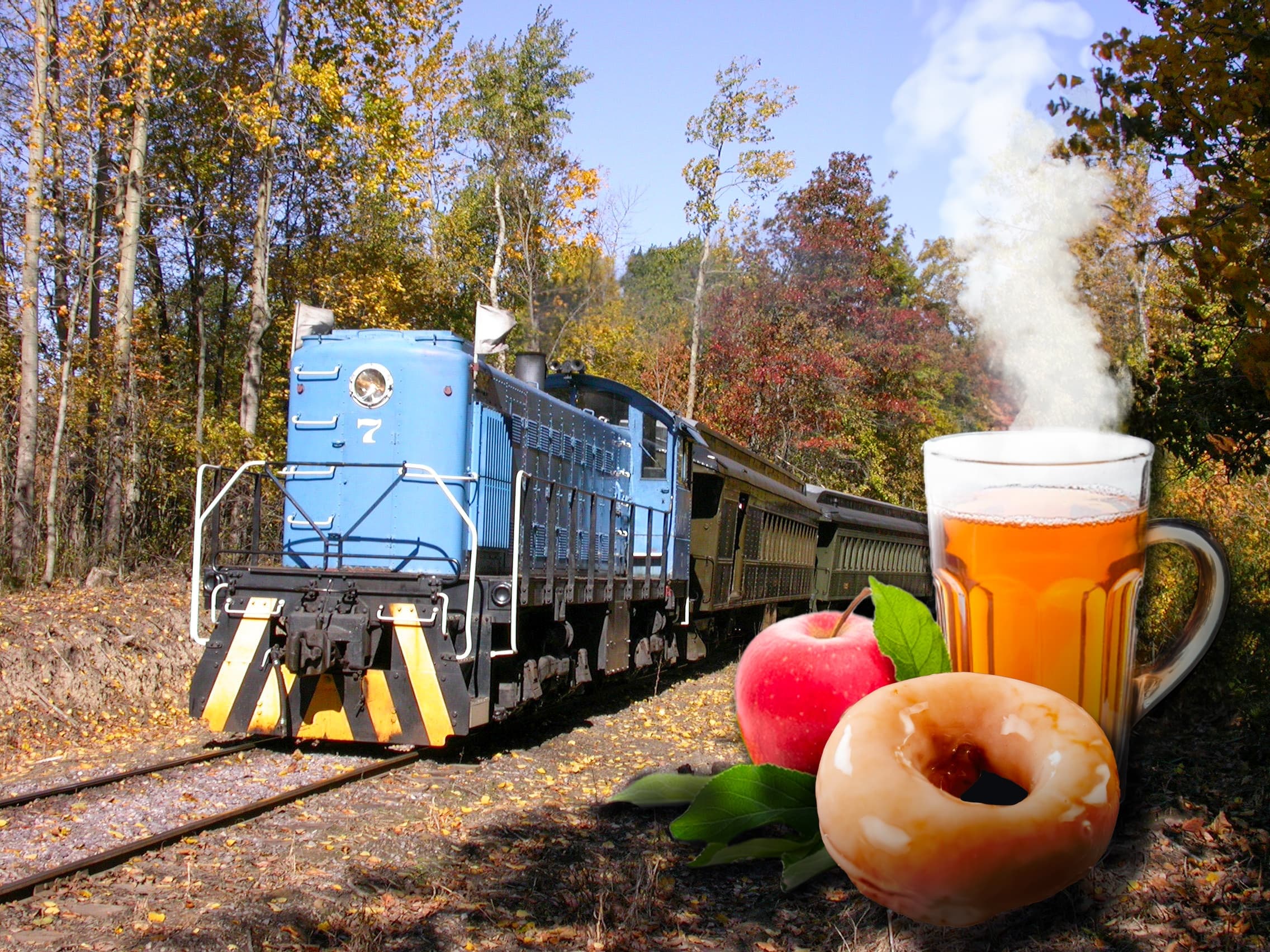Harvest Flyer Train Ride in North Freedom, Wisconsin