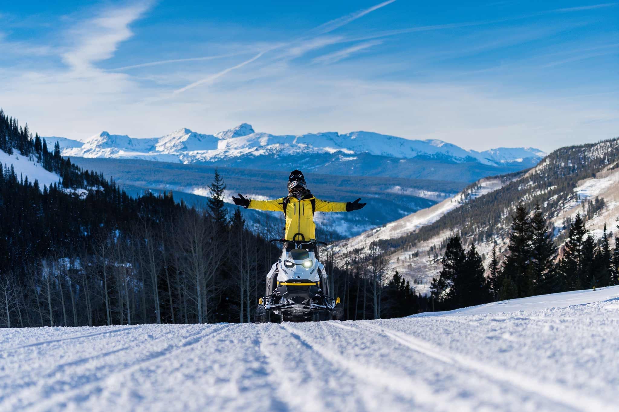 Two Hour Snowmobile Rental in Red Cliff, Colorado