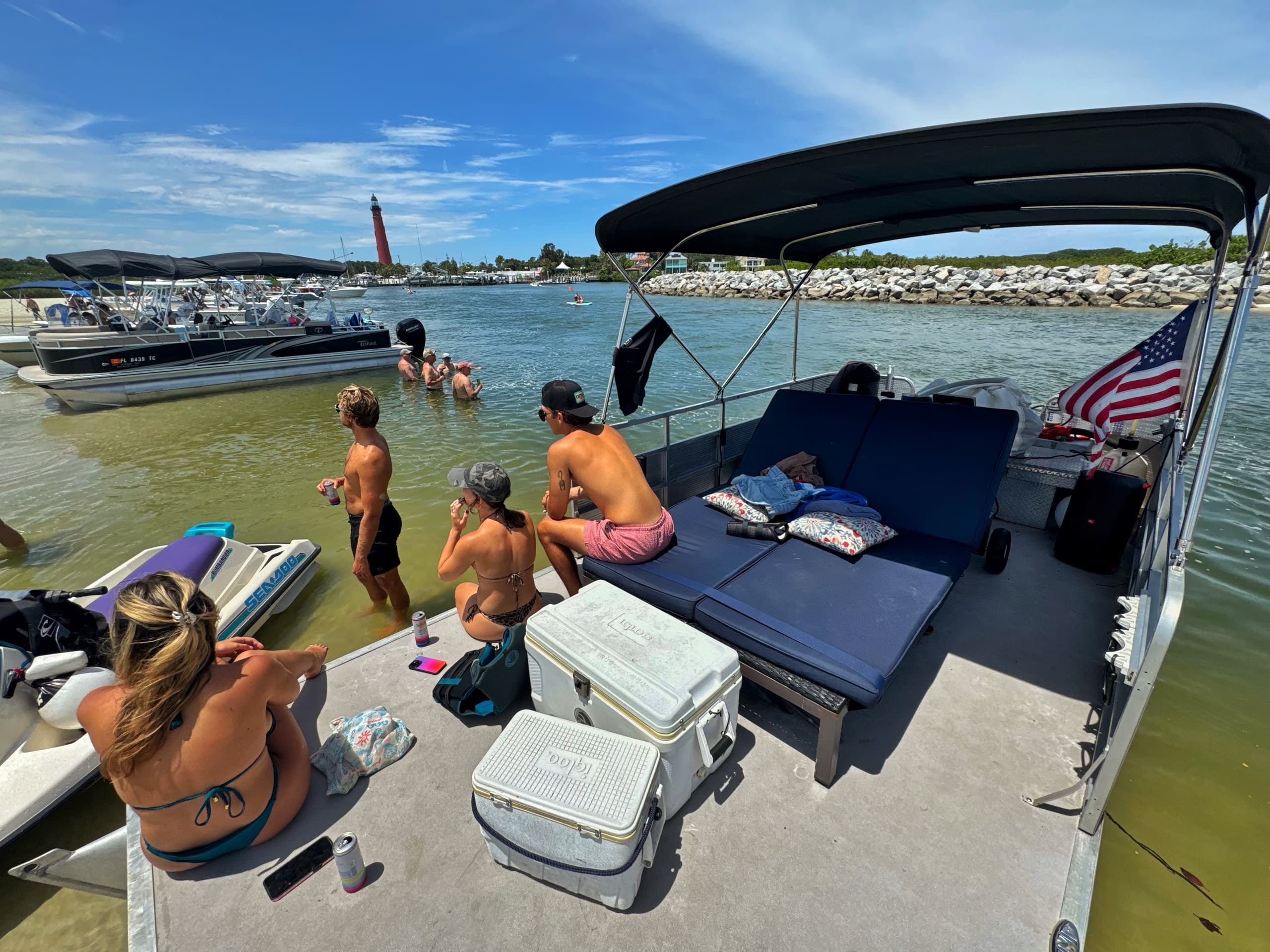 Ponce Inlet Full Day Charter: Sandbar Hopping, Dolphins & Disappearing Island photo 1