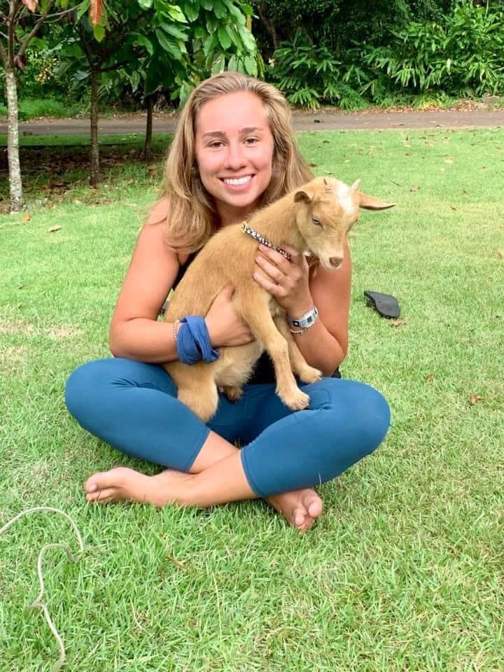 Goat Yoga & Chocolate at 21 Degrees Estate, Kaneohe