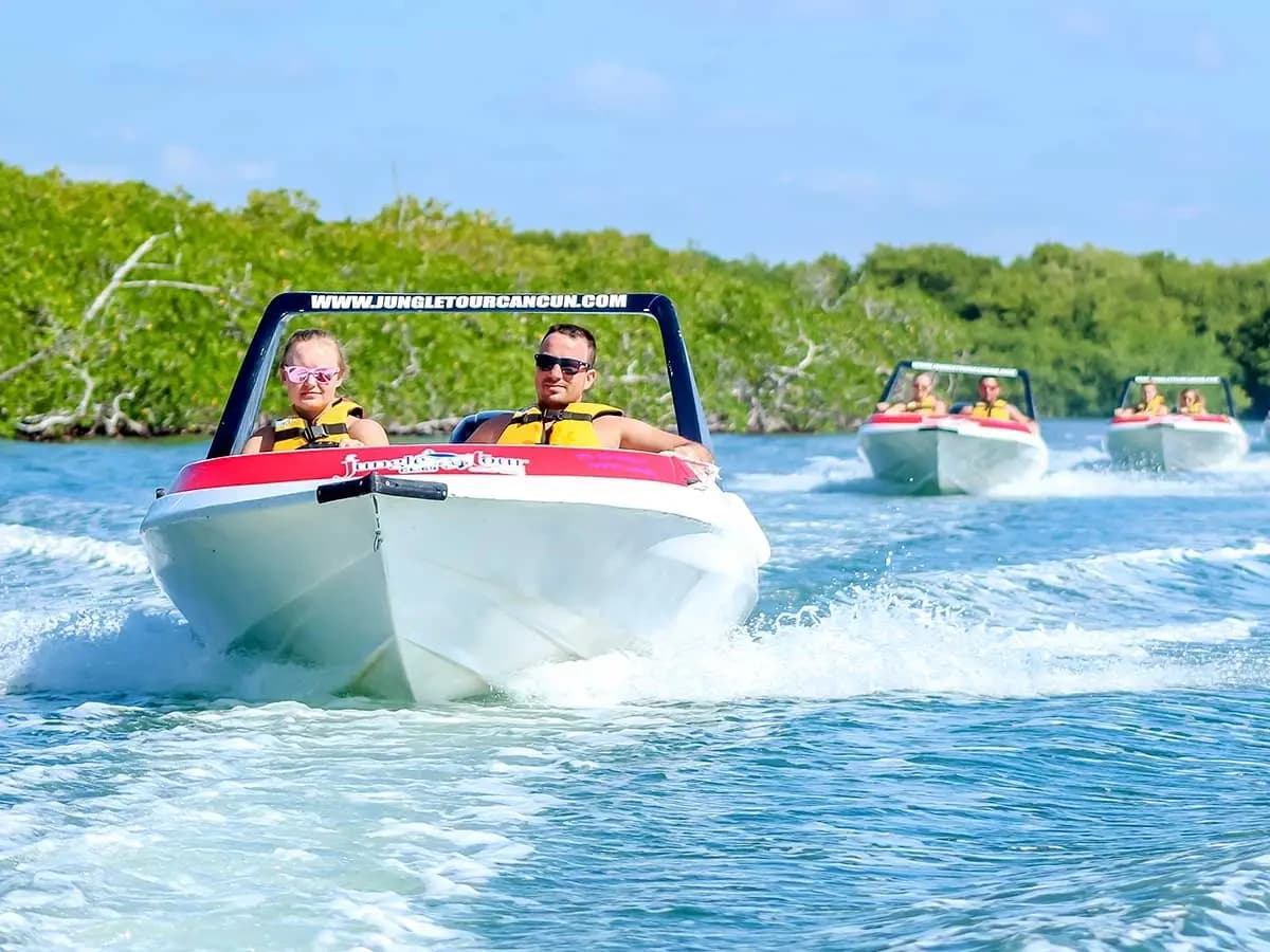 Water-Activities: Marina Jungle Tour Adventure in Nichupte Lagoon