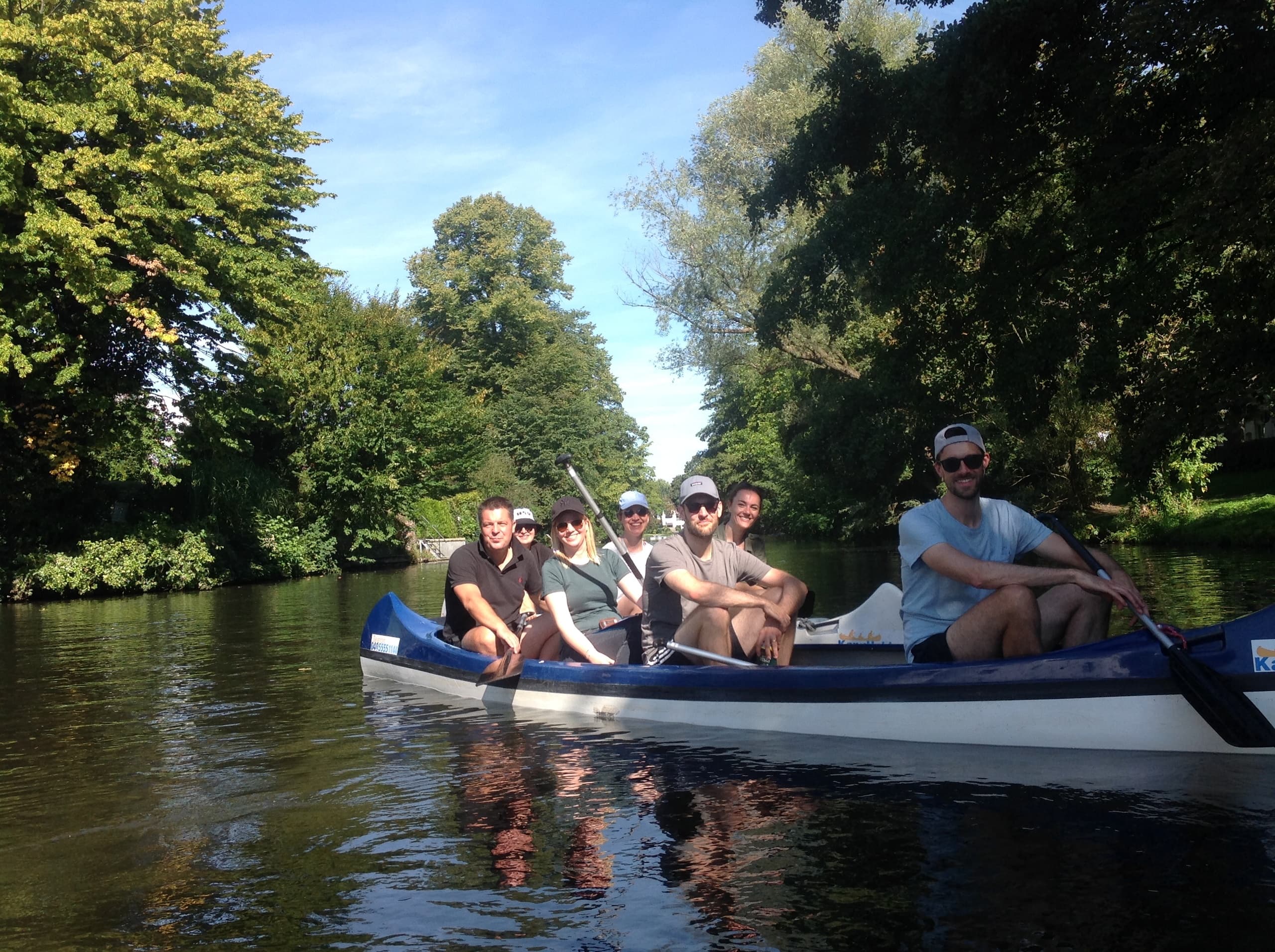 Paddling Hamburg’s Alster: Haynspark to Außenalster Canoe Tour photo 1