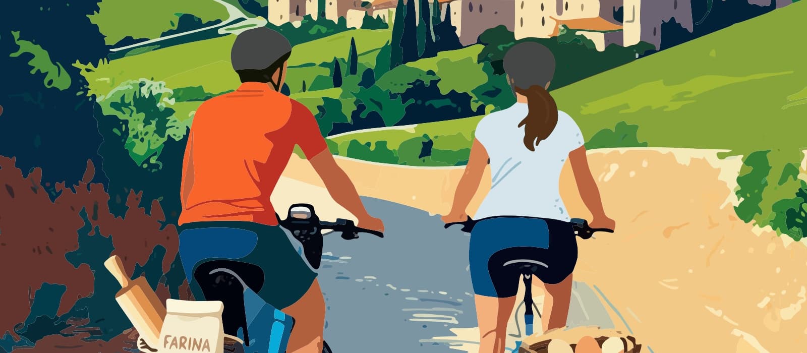 E-Bike and Stringozzi Cooking Class in Sabina: Casperia to Roccantica Day Trip photo 4