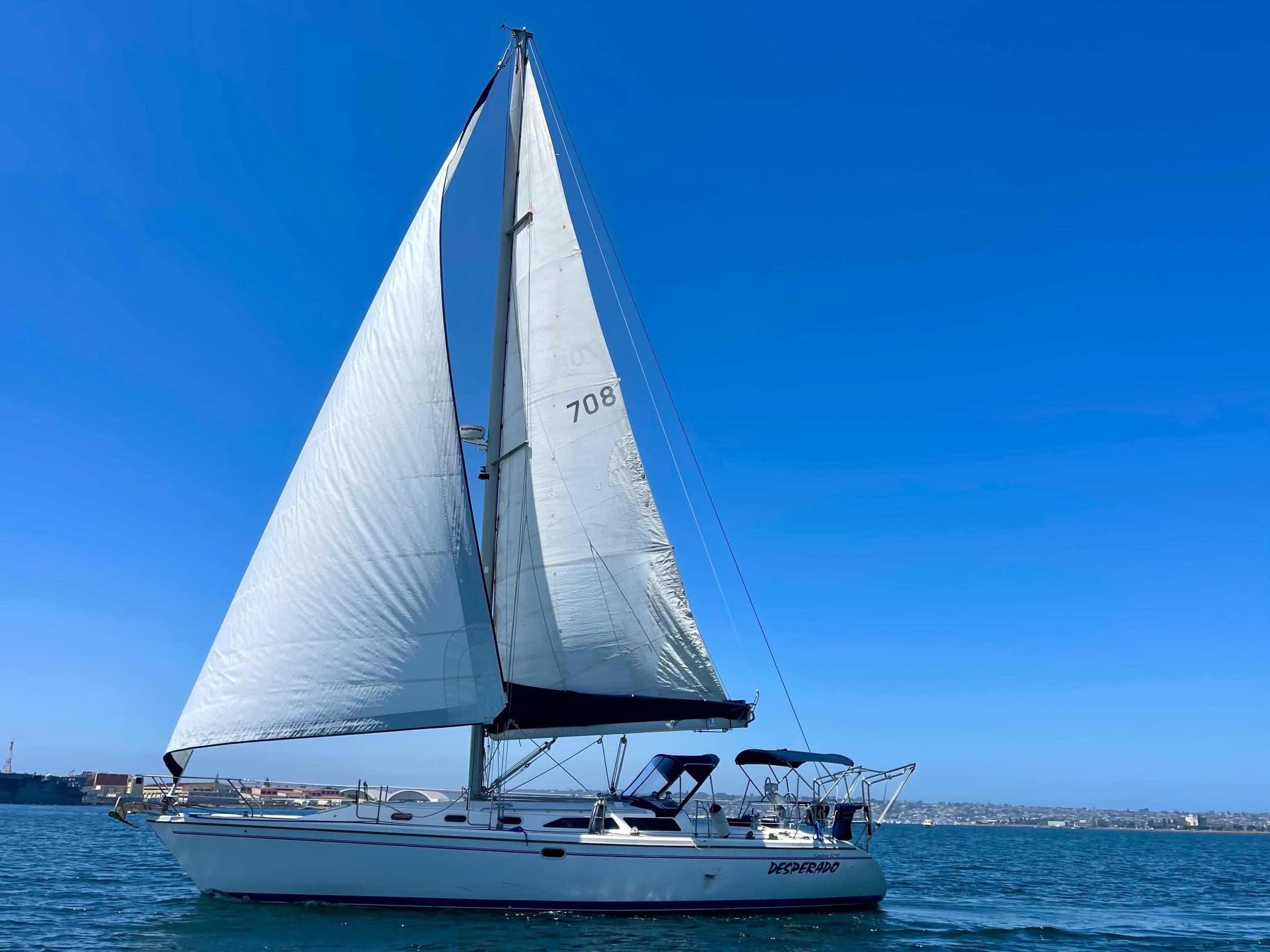 Sunset Sail Del Marina: 3-Hour Yacht Charter on San Diego Bay photo 1