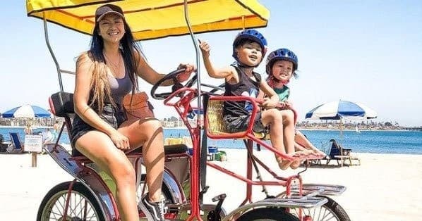 Single Surrey Rental at Cambria Bike Rental and Surf Shop
