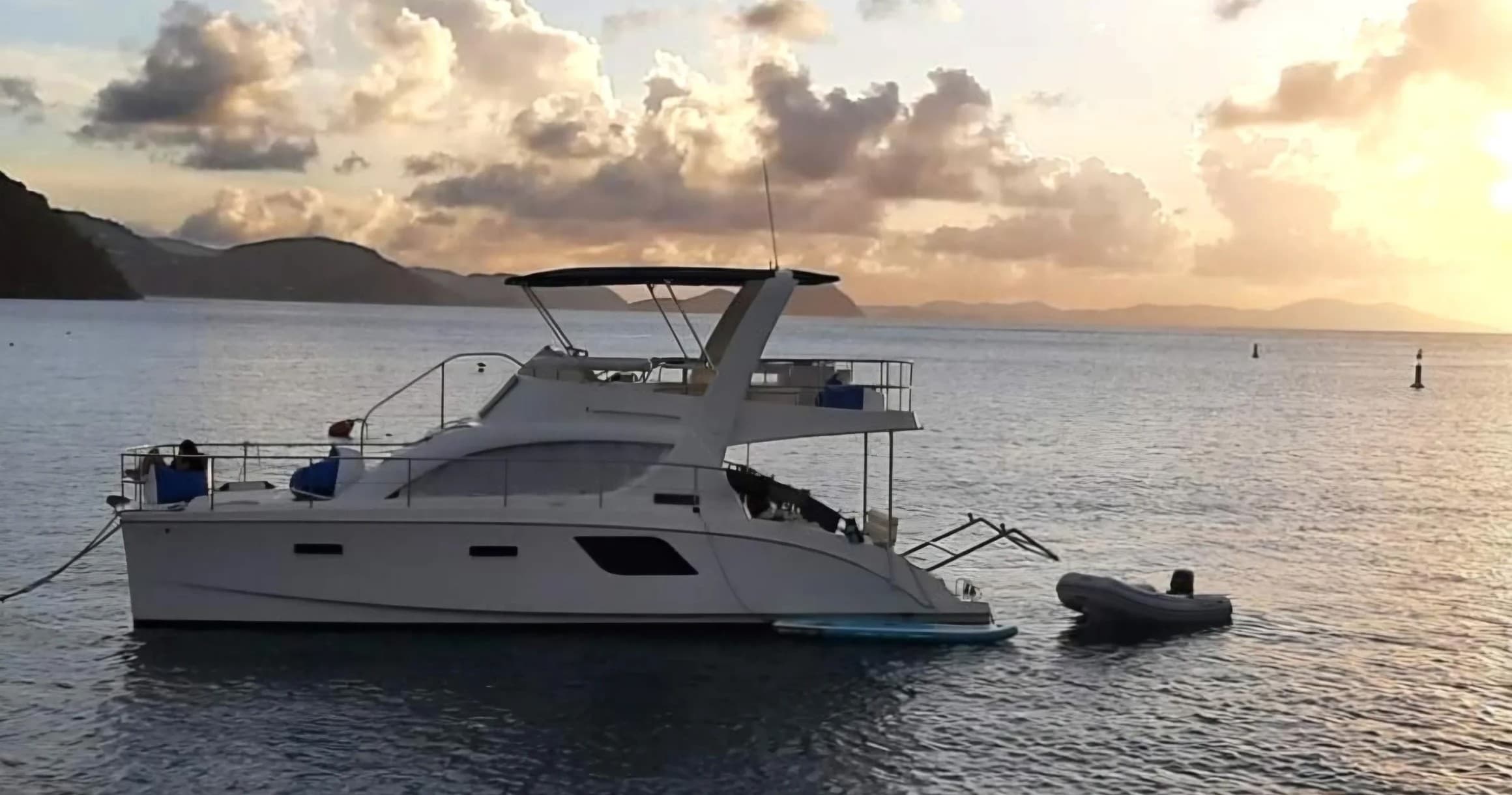 Sunset Catamaran Cruise from Sapphire Beach, St. Thomas — Island Mood Charters photo 1