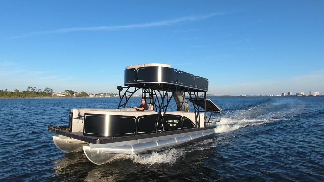 Double Decker Pontoon to Crab Island: Slide, Sun & Small-Group Charters in Fort Walton Beach