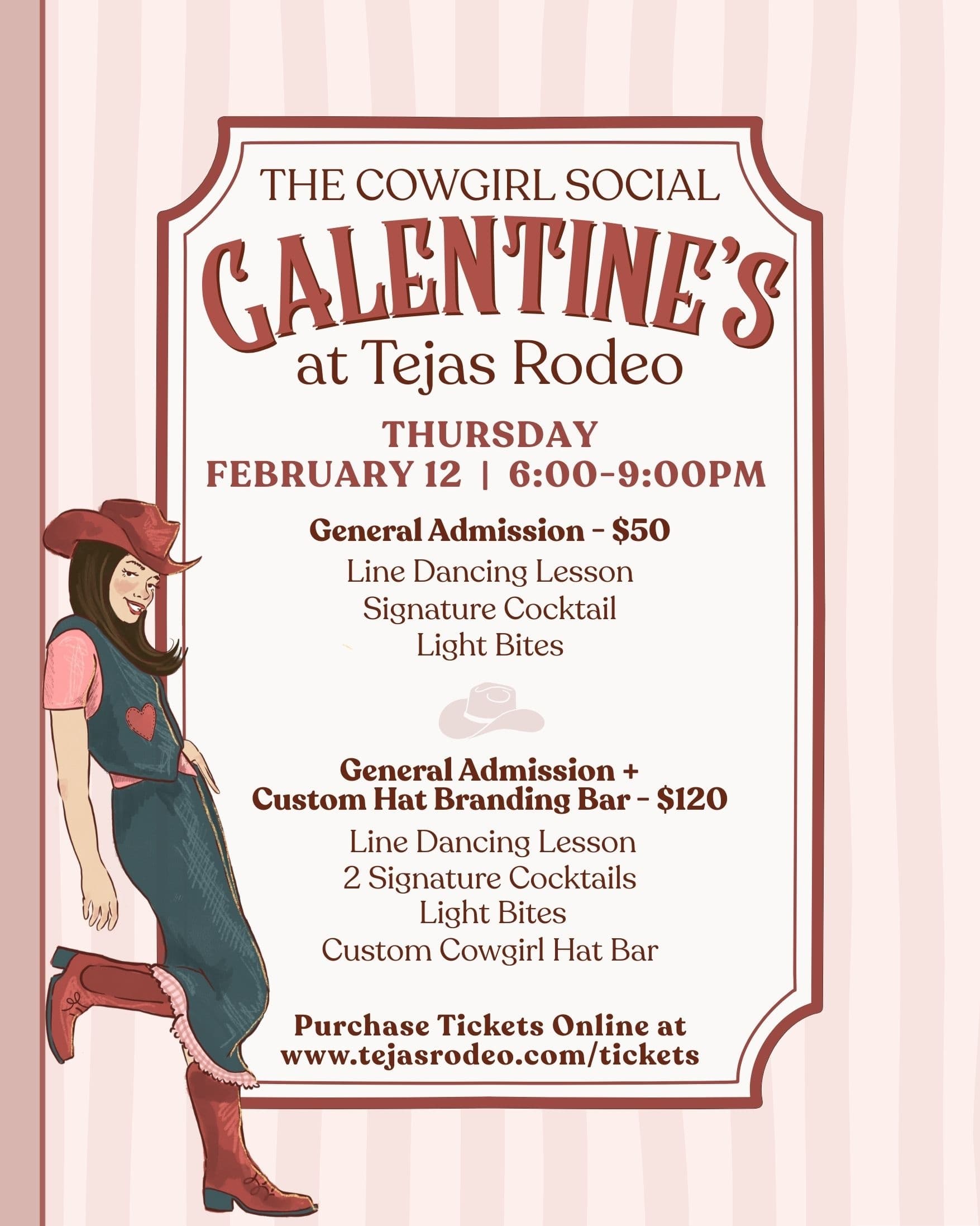 Galentine’s at Tejas Rodeo: Line Dancing, Cocktails, and Custom Hat Bar in Bulverde